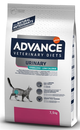 Advance Veterinary Diet Cat Urinary Sterilized Minder Calorieën