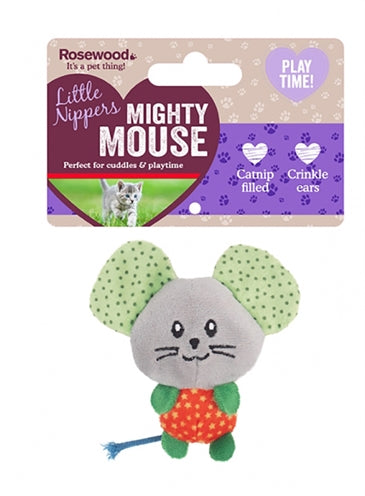 Rosewood Little Nippers Mighty Muis Met Catnip