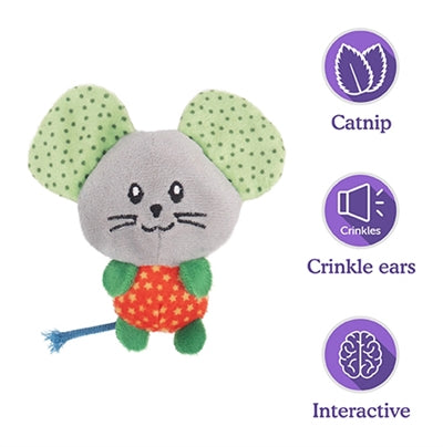 Rosewood Little Nippers Mighty Muis Met Catnip