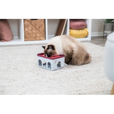 Trixie Cat Activity Rod Box Wit / Bordeaux